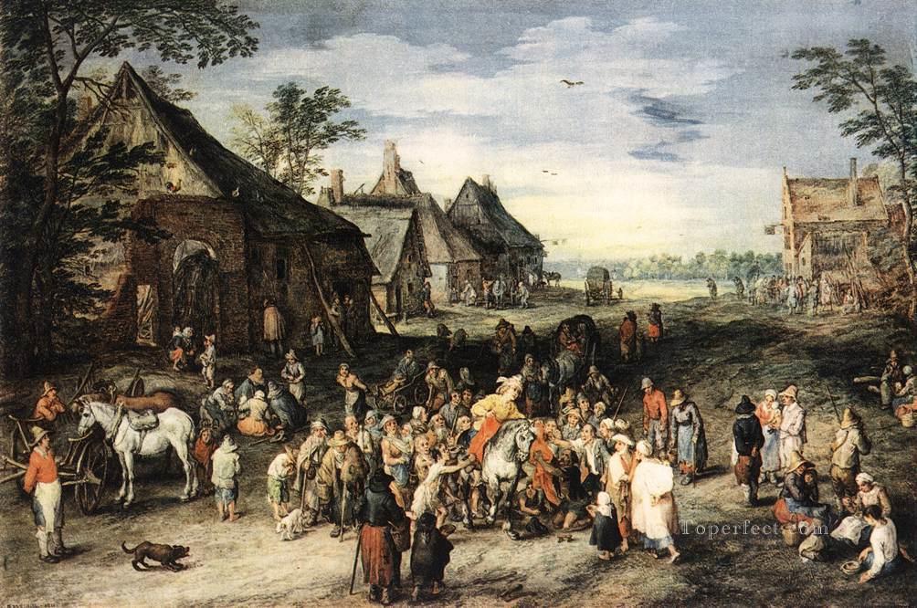 St Martin Flemish Jan Brueghel the Elder Oil Paintings
